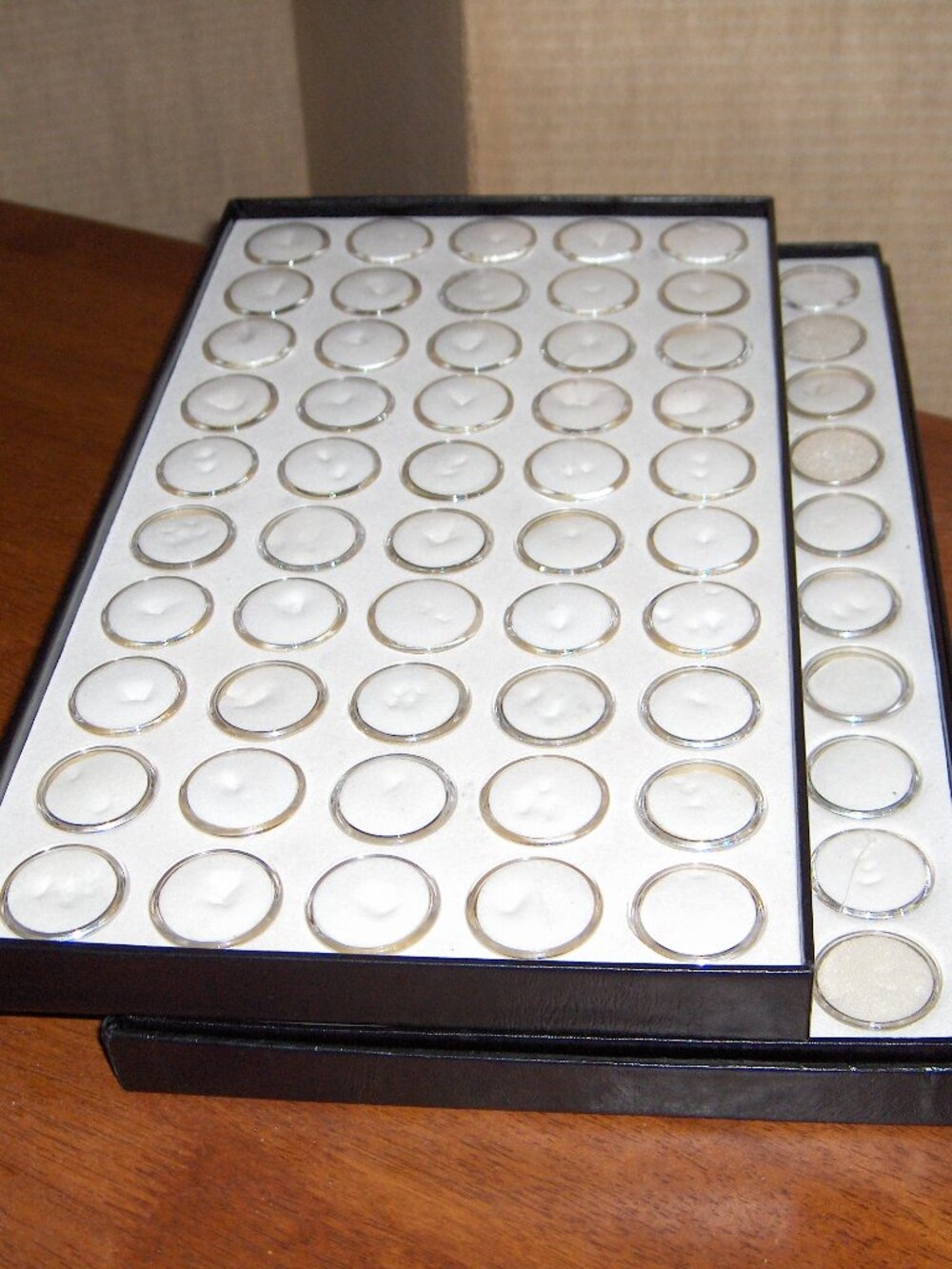 A Set of 2-50 Gemstone Storage Box containers